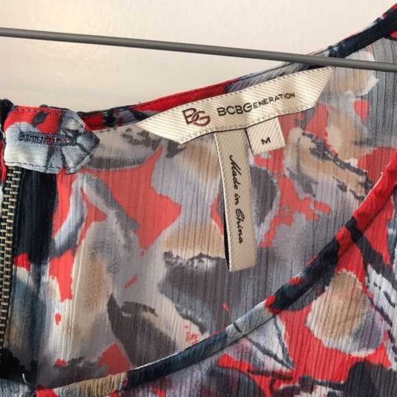 BCBGeneration Floral Flowy Blouse M - Picture 2 of 10